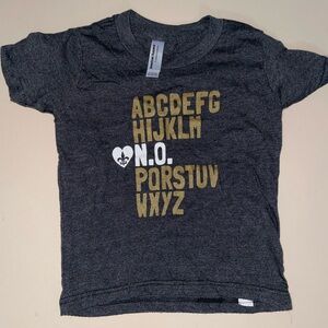 American Apparel Charcoal Tee New Orleans Saints